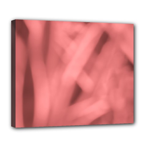 Red Flames Abstract No2 Deluxe Canvas 24  X 20  (stretched) by DimitriosArt