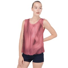 Red Flames Abstract No2 Bubble Hem Chiffon Tank Top by DimitriosArt