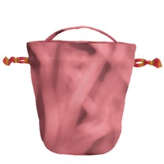 Red Flames Abstract No2 Drawstring Bucket Bag by DimitriosArt