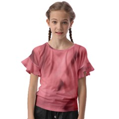 Red Flames Abstract No2 Kids  Cut Out Flutter Sleeves by DimitriosArt