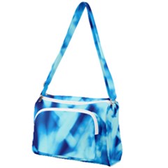 Blue Abstract 2 Front Pocket Crossbody Bag by DimitriosArt