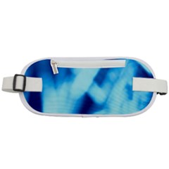 Blue Abstract 2 Rounded Waist Pouch by DimitriosArt