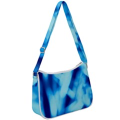 Blue Abstract 2 Zip Up Shoulder Bag by DimitriosArt