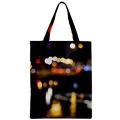 City Lights Zipper Classic Tote Bag by DimitriosArt