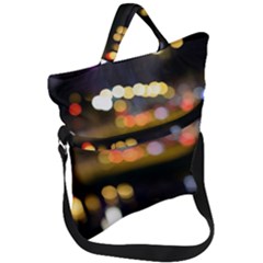 City Lights Fold Over Handle Tote Bag by DimitriosArt