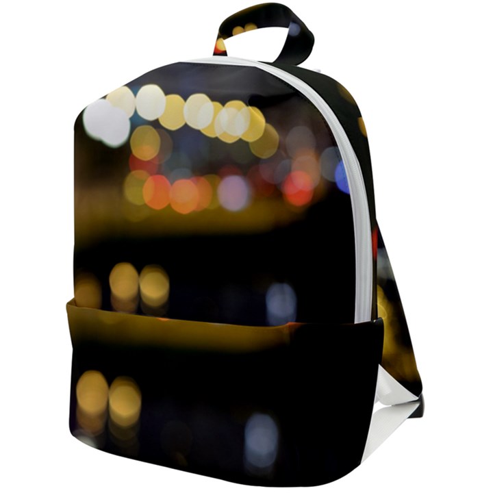 City Lights Zip Up Backpack