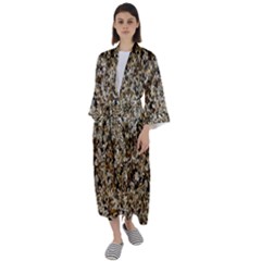 Universe Pattern Maxi Satin Kimono by DimitriosArt