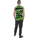 Green  Waves Abstract Series No11 Men s Regular Tank Top View2