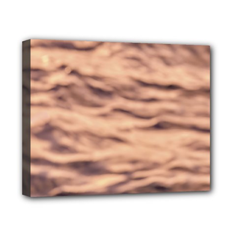 Pink  Waves Abstract Series No5 Canvas 10  X 8  (stretched) by DimitriosArt