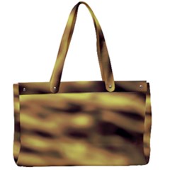 Yellow  Waves Abstract Series No10 Canvas Work Bag