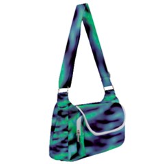 Green  Waves Abstract Series No6 Multipack Bag by DimitriosArt