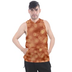 Light Reflections Abstract No7 Peach Men s Sleeveless Hoodie by DimitriosArt