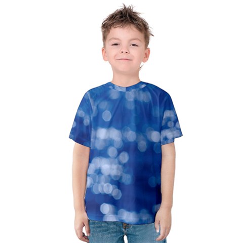Light Reflections Abstract No2 Kids  Cotton Tee by DimitriosArt
