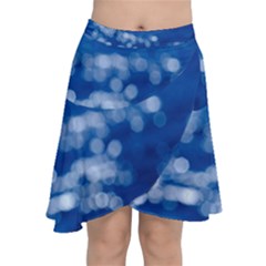 Light Reflections Abstract No2 Chiffon Wrap Front Skirt
