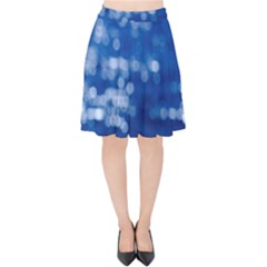 Light Reflections Abstract No2 Velvet High Waist Skirt