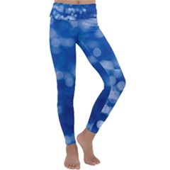 Light Reflections Abstract No2 Kids  Lightweight Velour Classic Yoga Leggings by DimitriosArt
