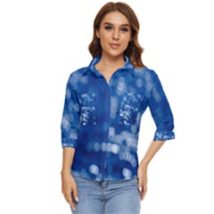 Light Reflections Abstract No2 Women s Quarter Sleeve Pocket Shirt