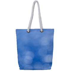 Light Reflections Abstract Full Print Rope Handle Tote (small) by DimitriosArt