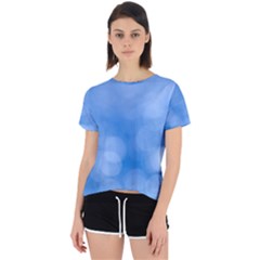 Light Reflections Abstract Open Back Sport Tee by DimitriosArt