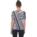 Cycas Leaf The Shadows Shoulder Cut Out Short Sleeve Top View2