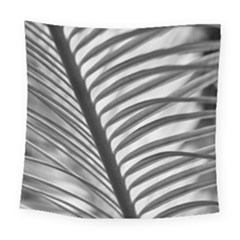 Cycas Leaf The Shadows Square Tapestry (large) by DimitriosArt