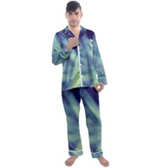 Cold Stars Men s Long Sleeve Satin Pajamas Set by DimitriosArt