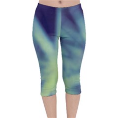 Cold Stars Velvet Capri Leggings  by DimitriosArt