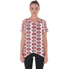 Beautylips Cut Out Side Drop Tee by Sparkle