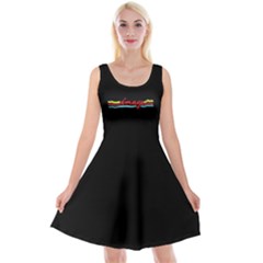 Image Reversible Velvet Sleeveless Dress
