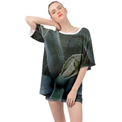 The Agave Heart Under The Light Oversized Chiffon Top by DimitriosArt