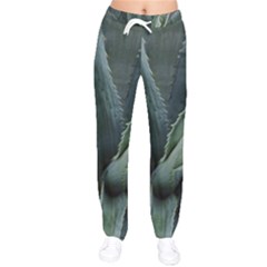 The Agave Heart Under The Light Women Velvet Drawstring Pants by DimitriosArt