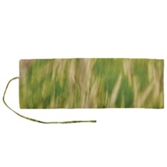 Golden Grass Abstract Roll Up Canvas Pencil Holder (m) by DimitriosArt