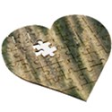 Fountain Grass Under The Sun Wooden Puzzle Heart View3