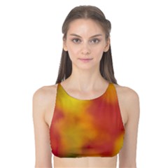 Flower Abstract Tank Bikini Top by DimitriosArt