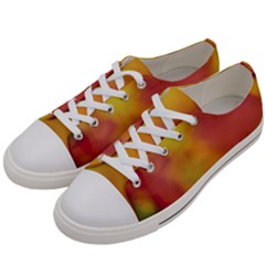 Flower Abstract Men s Low Top Canvas Sneakers by DimitriosArt