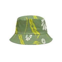 Folk Flowers Print Floral Pattern Ethnic Art Bucket Hat (kids) by Eskimos