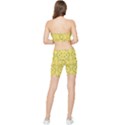 Floral folk damask pattern Fantasy flowers Floral geometric fantasy Stretch Shorts and Tube Top Set View2