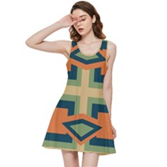 Abstract Pattern Geometric Backgrounds   Inside Out Racerback Dress