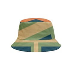 Abstract Pattern Geometric Backgrounds   Bucket Hat (kids)
