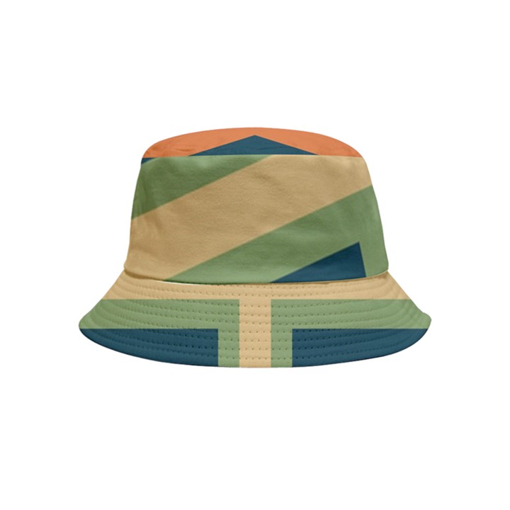 Abstract pattern geometric backgrounds   Bucket Hat (Kids)