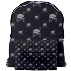 Grey And Black Alien Dancing Girls Drawing Pattern Giant Full Print Backpack by dflcprintsclothing