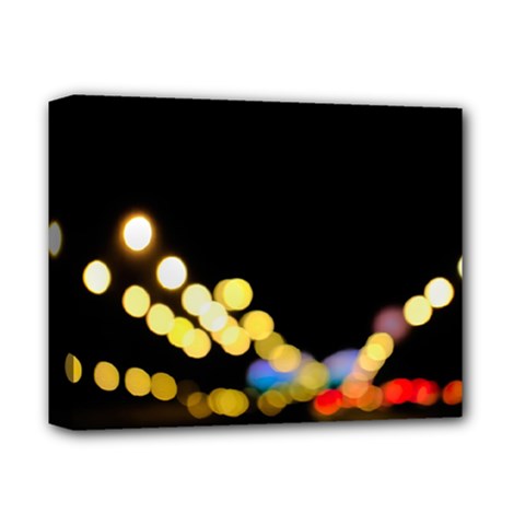 City Lights Series No3 Deluxe Canvas 14  X 11  (stretched) by DimitriosArt
