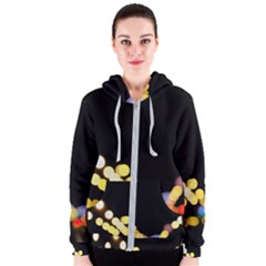 City Lights Series No3 Women s Zipper Hoodie by DimitriosArt