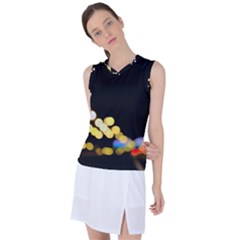 City Lights Series No3 Women s Sleeveless Sports Top by DimitriosArt