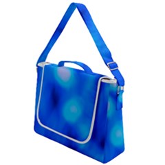 Blue Vibrant Abstract Box Up Messenger Bag by DimitriosArt