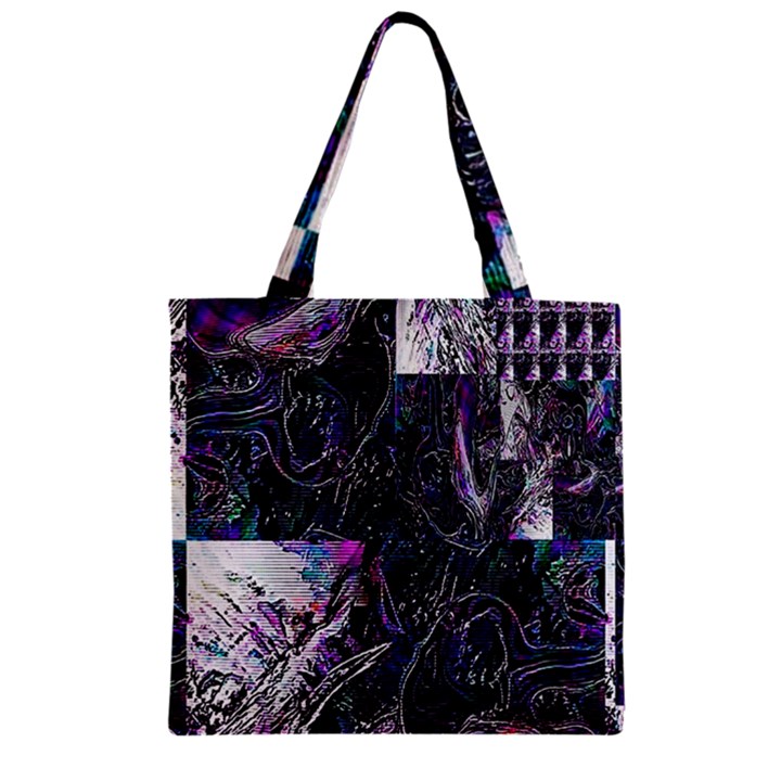 Rager Zipper Grocery Tote Bag