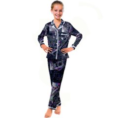 Rager Kid s Satin Long Sleeve Pajamas Set by MRNStudios