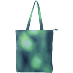Green Vibrant Abstract Double Zip Up Tote Bag by DimitriosArt