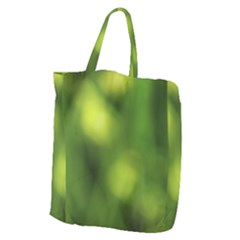 Green Vibrant Abstract No3 Giant Grocery Tote by DimitriosArt