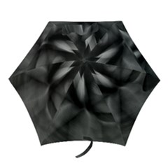 Black Agave Heart In Motion Mini Folding Umbrellas by DimitriosArt